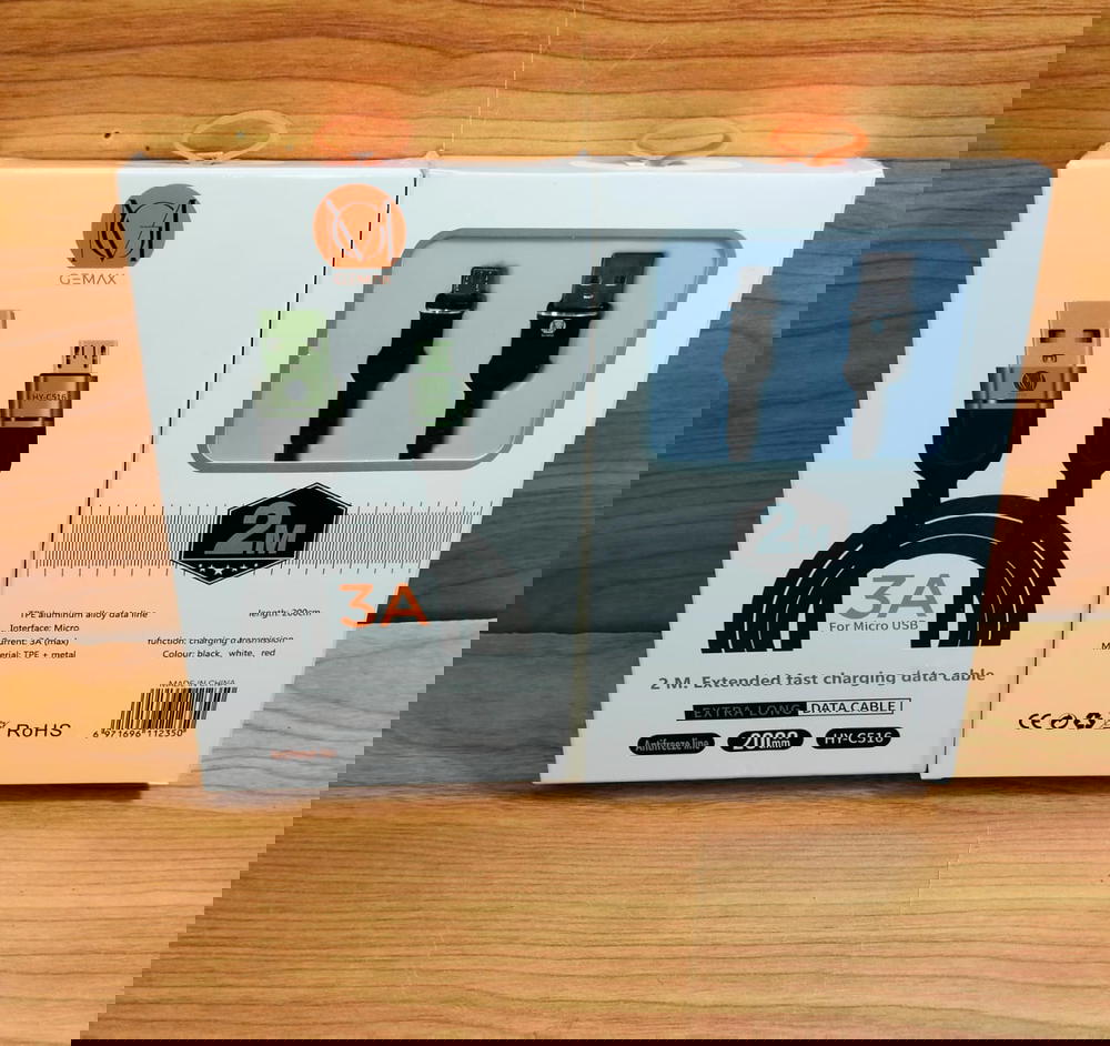 كابل ميكرو 3 امبير 2 متر ضمان GEMAX hy-c516  Preview Image