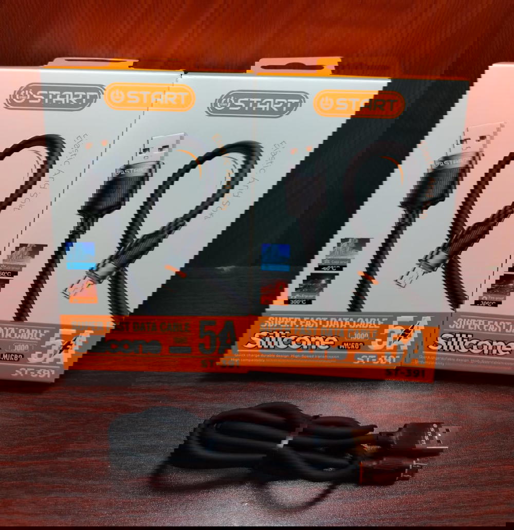 كابل ميكرو 5 امبير ضمان Start st391 Preview Image