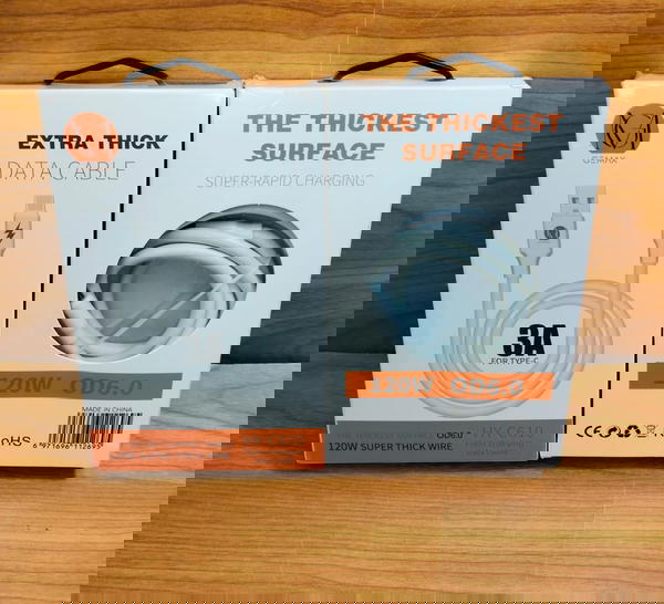 كابل تايب سي 120 وات OD6.0 ضمان GEMAX hy-c610 Image 1 Preview