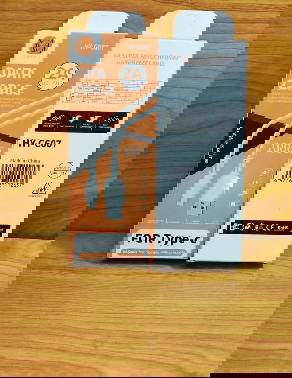 كابل تايب سي 2 امبير ضمان GEMAX hy-607 Image 1 Preview