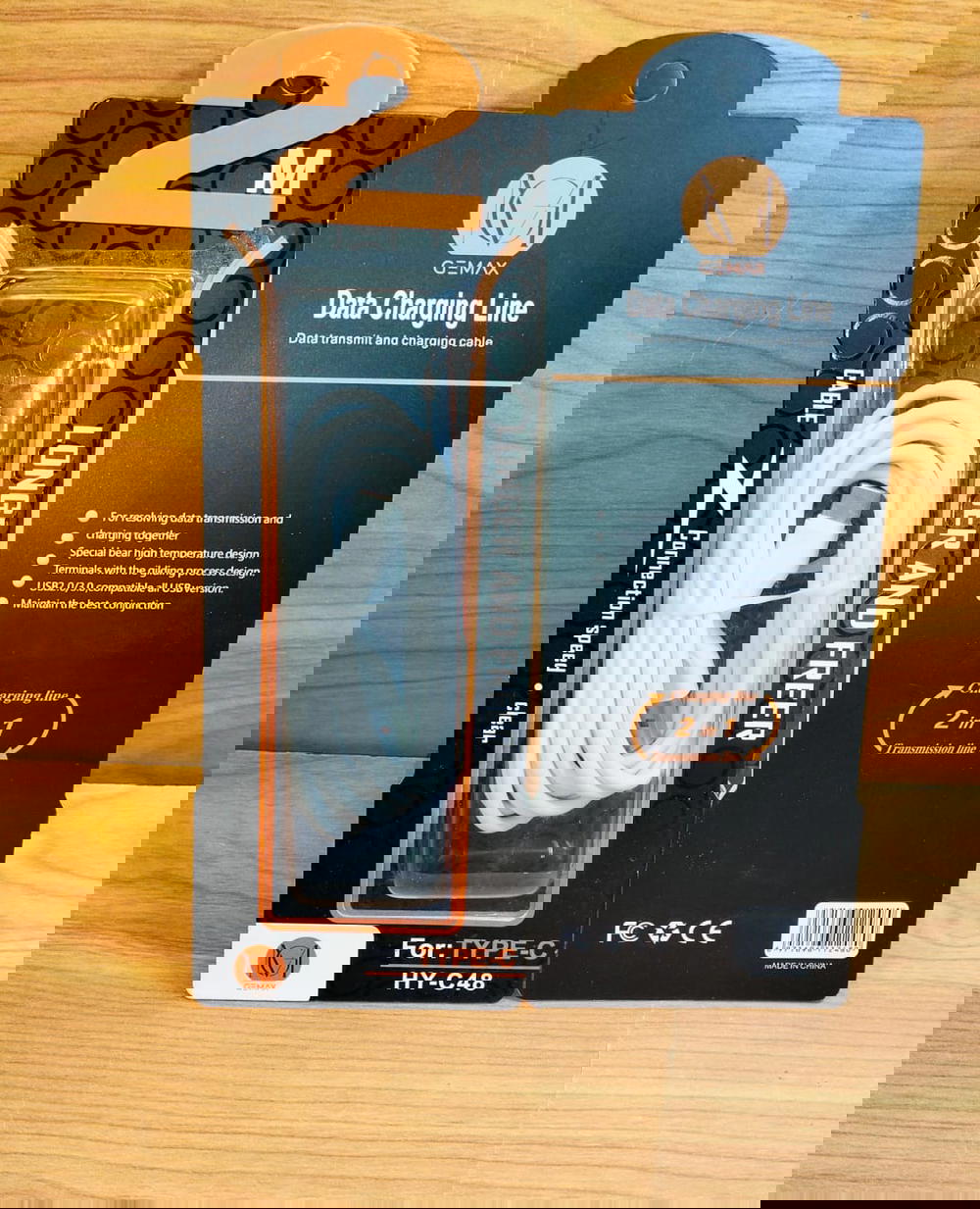 كابل تايب سي 2 متر ضمان GEMAX hy-c48 Preview Image