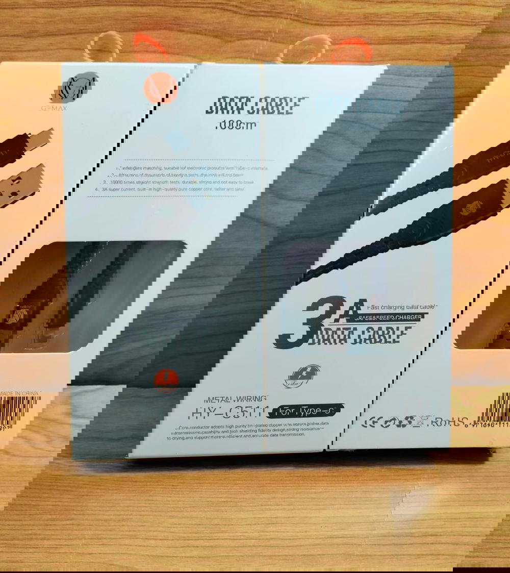كابل تايب سي 3 امبير ضمان GEMAX hy-c511 Preview Image