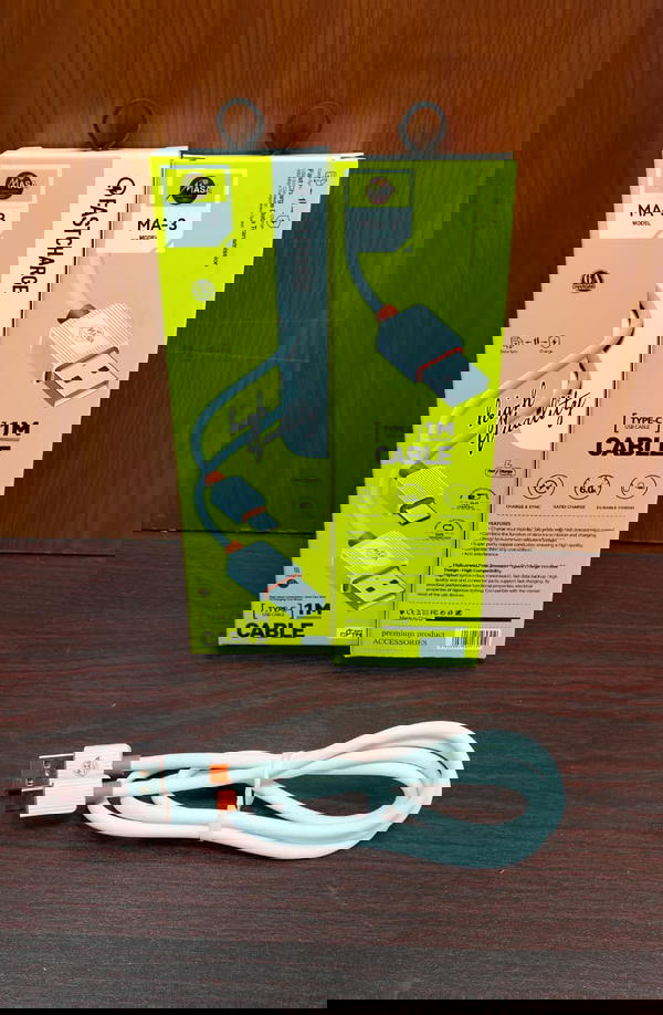 كابل تايب سي 6 امبير ضمان MASA ma3 Image 1 Preview