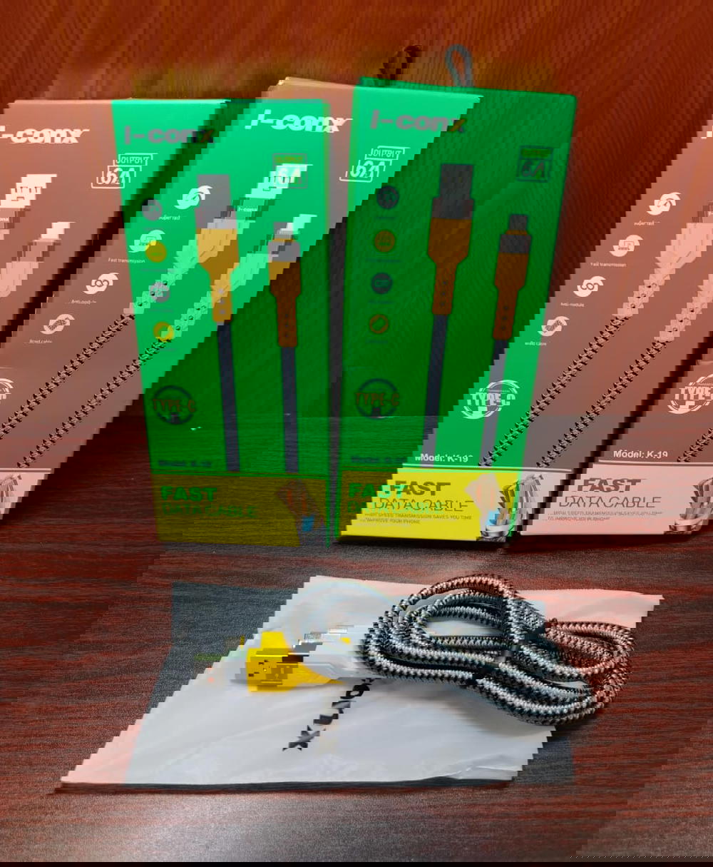 كابل تايب سي 6 امبير شيلد ضمان I-conx k19 Preview Image