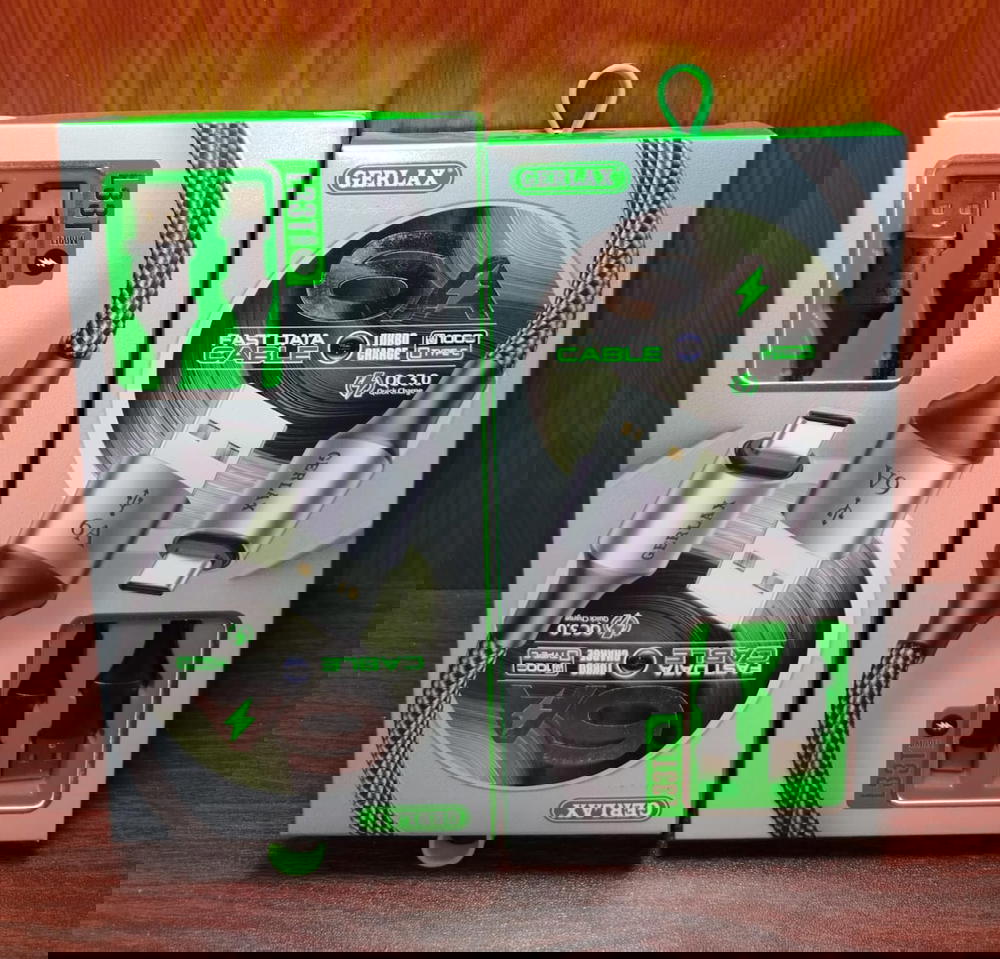 كابل تايب سي مجلفن 6 امبير ضمان Gerlax L33 Preview Image