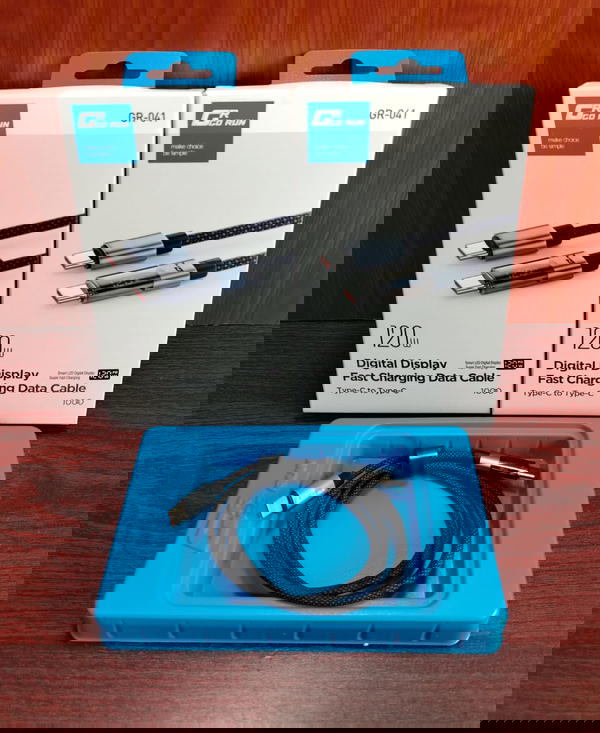 كابل تايب سي طرفين 120 وات عداد GR-041 Image 1 Preview