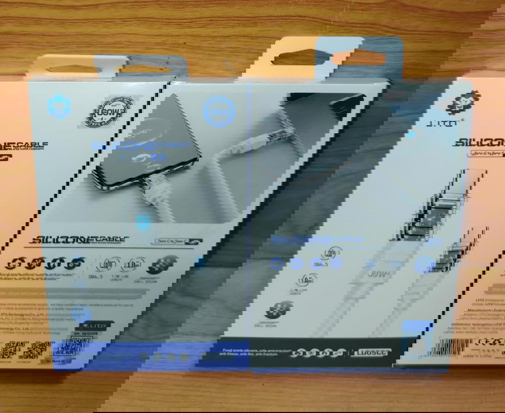 كابل تايب سي طرفين 60 وات مضئ ضمان LITO ld05cc Preview Image