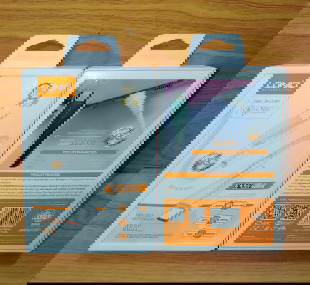 كابل تايب سي طرفين 65 وات ضمان LDNiO lc611c Preview Image