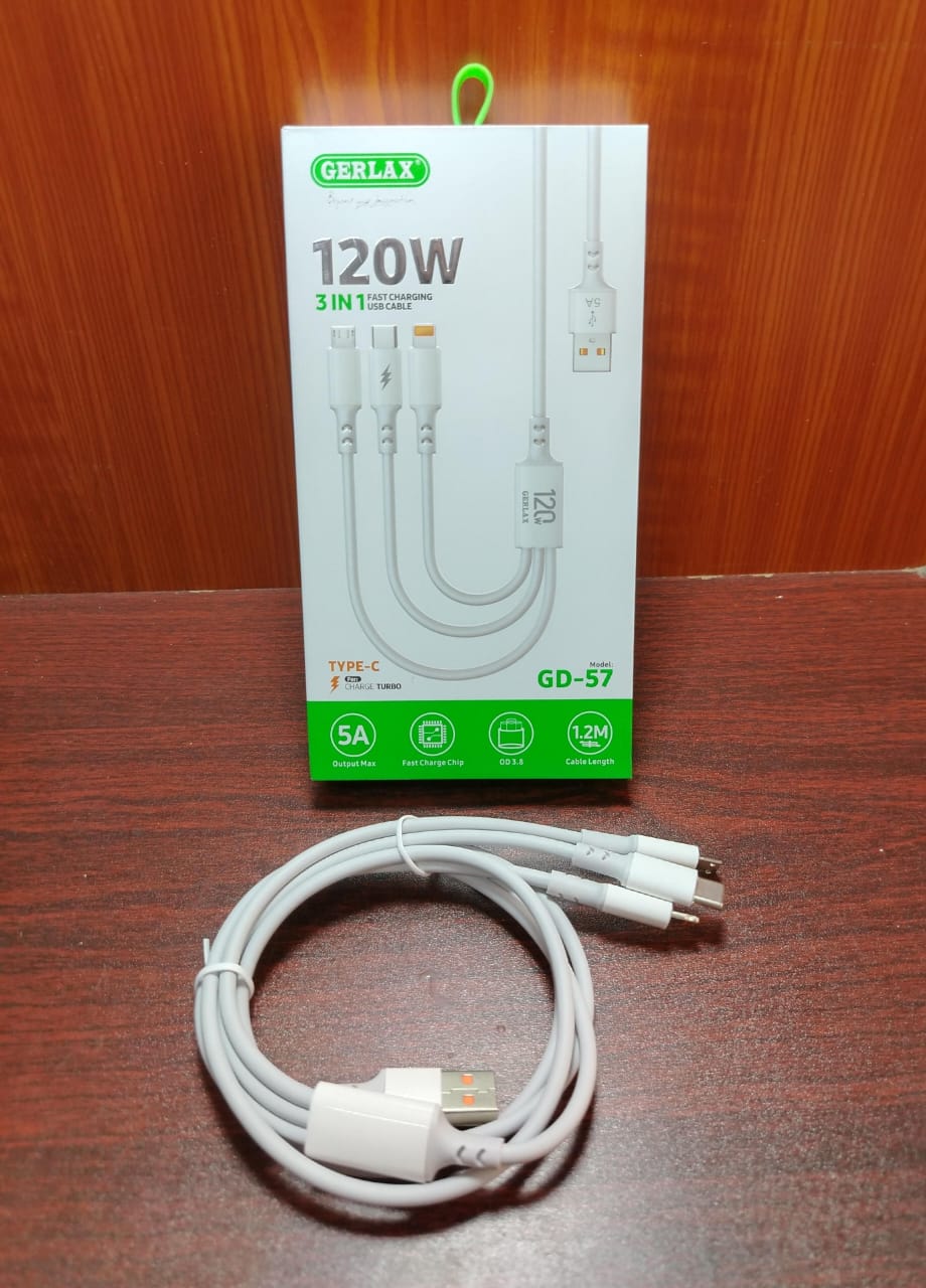 كابل 3*1 ضمان 120 وات Gerlax gd57 Preview Image