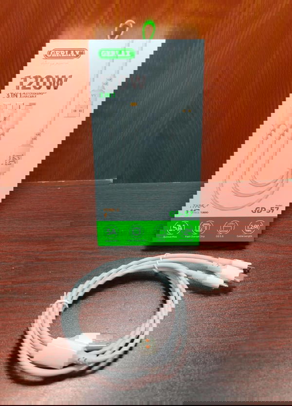 كابل 3*1 ضمان 120 وات Gerlax gd57 Image 1 Preview