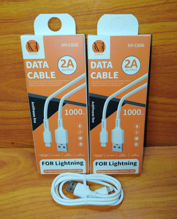 كابل ايفون 2 امبير ضمان GEMAX hy-c606 Image 2 Preview