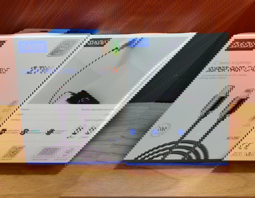 كابل تايب سي ايفون 27 وات ضمان DADU c209 Preview Image