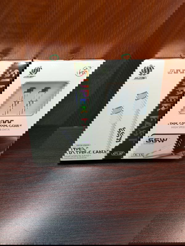 كابل تايب سي طرفين 66 وات ضمان JNUOBI x-15 Image 1 Preview
