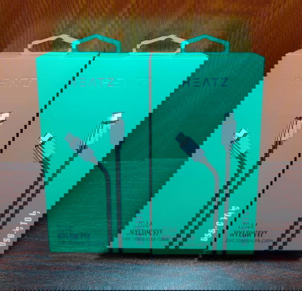 كابل تايب سي طرفين شيلد 6 امبير ضمان Heatz zc44 Image 2 Preview