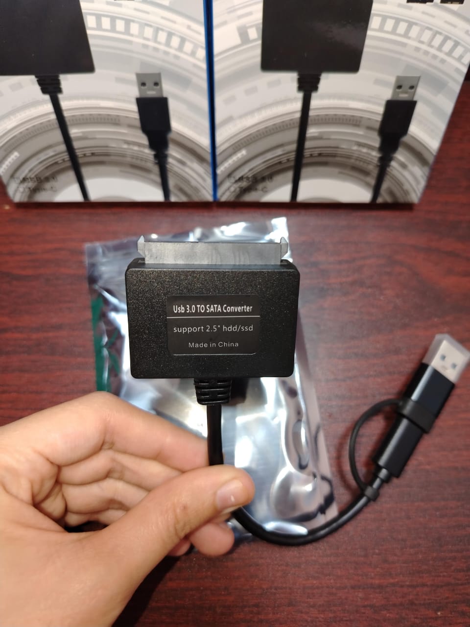 كونفرت TYPE-C + USB) to Sata)  Preview Image