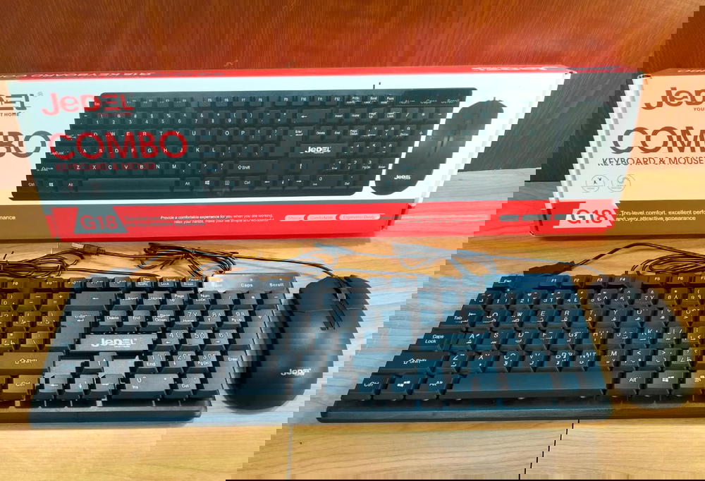 كيبورد + ماوس Jedel G18 usb Preview Image