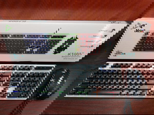 كيبورد + ماوس مضئ NEXT K1005 usb Image 1 Preview