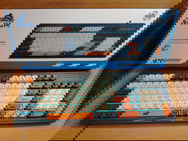 كيبورد جيمينج مضئ الوان ضمان MJK k1 Image 1 Preview