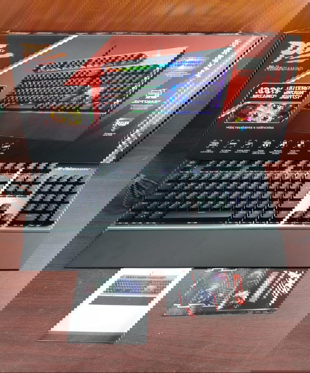 كيبورد ميكانيكال مضئ ضمان PKB92 Preview Image