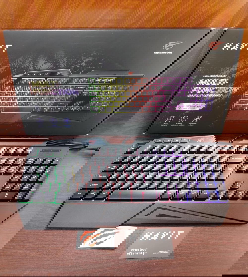 كيبورد جيمنج عالي مضئ ضمان Havit kb488l Preview Image