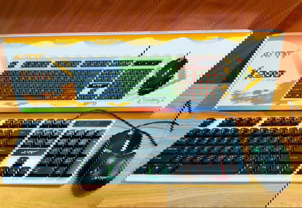 كيبورد + ماوس مضئ AiTNT x200 usb Preview Image