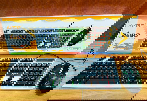 كيبورد + ماوس مضئ AiTNT x200 usb Image 1 Preview