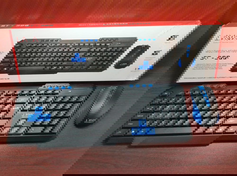 كيبورد + ماوس وايرليس Lava ST-300 Preview Image