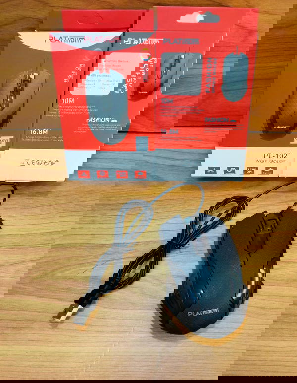 ماوس ضمان Platinum pl-102 usb Image 1 Preview