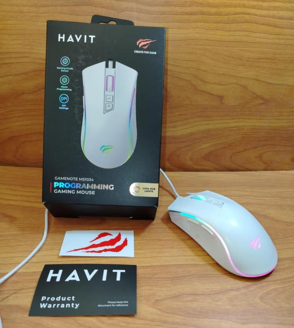 ماوس جيمينج مضئ 7 كليك ضمان HAVIT ms1034 Image 2 Preview