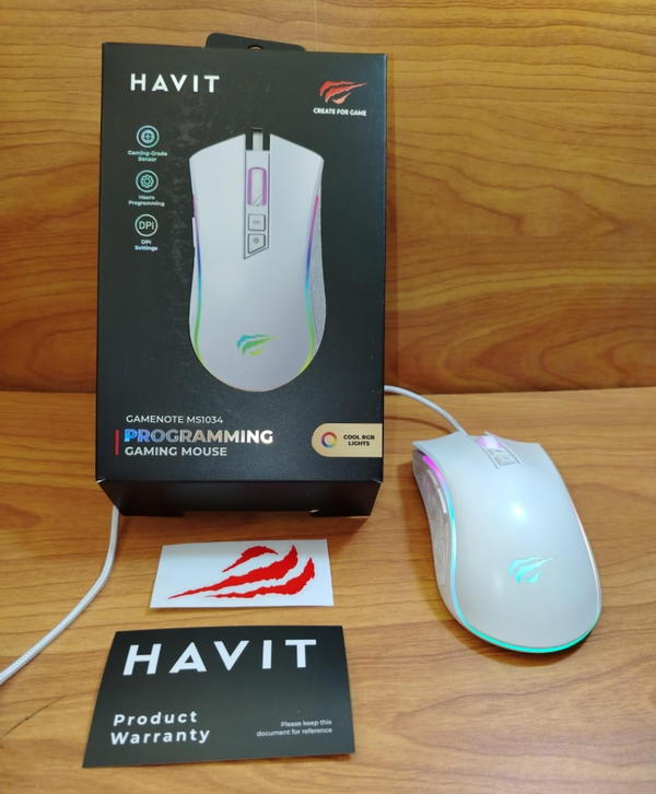 ماوس جيمينج مضئ 7 كليك ضمان HAVIT ms1034 Image 3 Preview