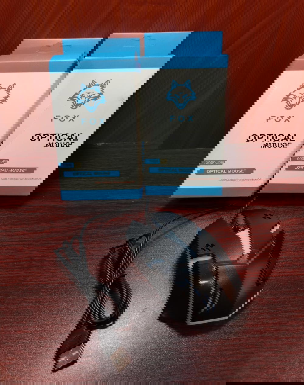 ماوس مضئ Fox usb Preview Image
