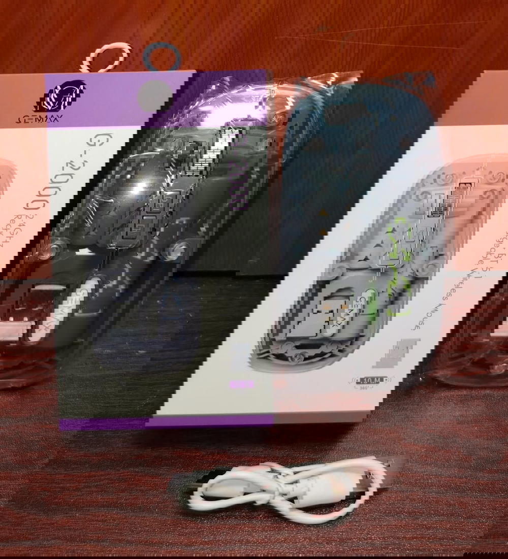 ماوس وايرليس شحن شفاف ضمان GEMAX g2000 Preview Image