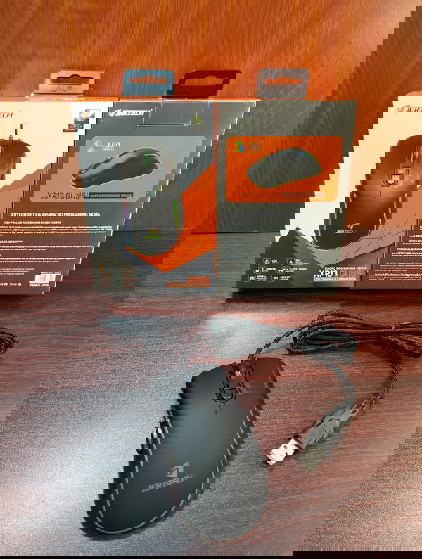 ماوس معدن جيمينج مضئ ضمان JerTech usb Image 1 Preview