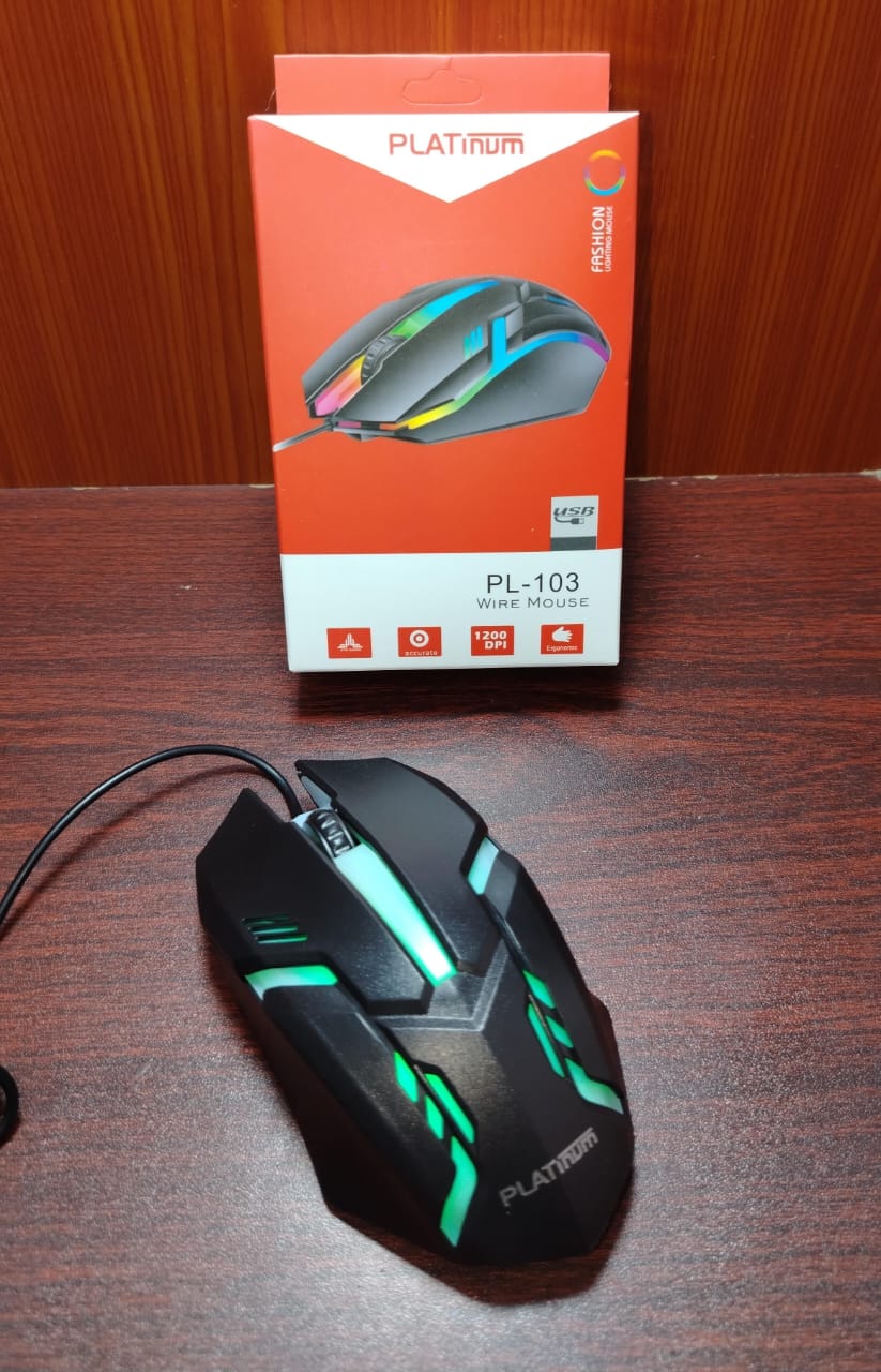 ماوس مضئ ضمان Platinum pl-103 usb Preview Image