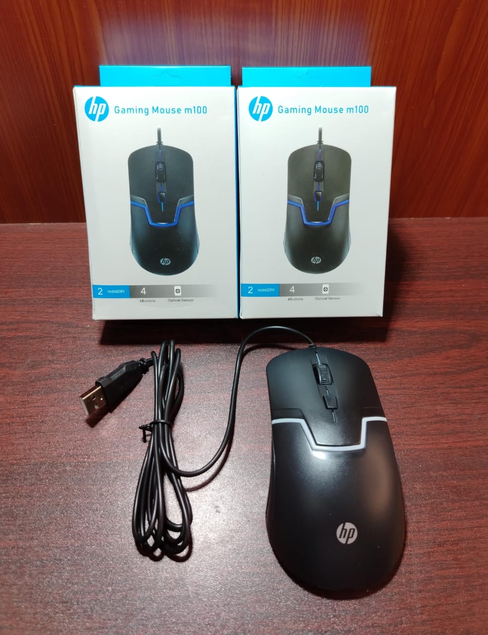 ماوس مضئ HP m100 usb Preview Image