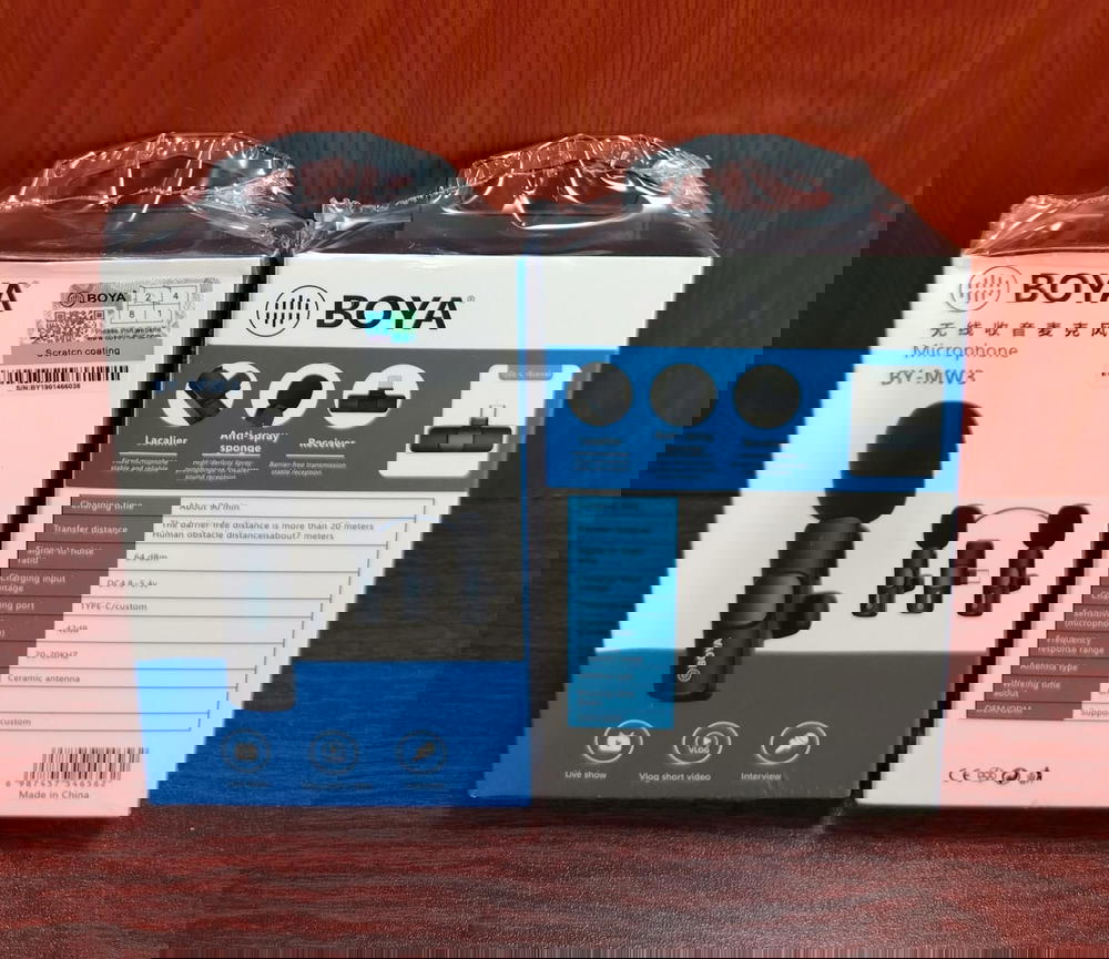 مايك وايرليس مزدوج Boya mw3 Preview Image