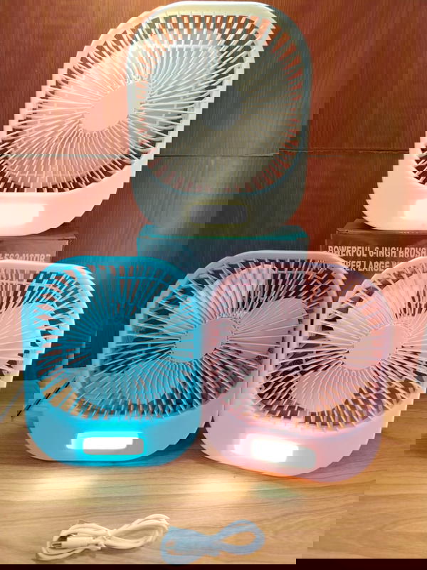 مروحة حجم كبير ستاند 3 سرعات + اضاءة Q01 Image 2 Preview