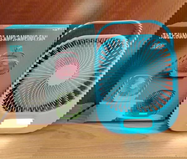 مروحة حجم كبير ستاند 3 سرعات + اضاءة Q01 Image 3 Preview
