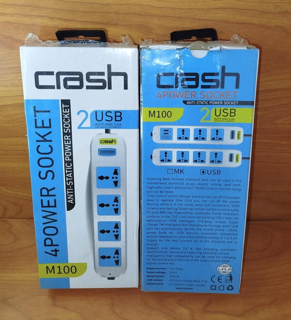مشترك كهرباء m100 احمال 2usb + ٣ عين Crash  Image 1 Preview