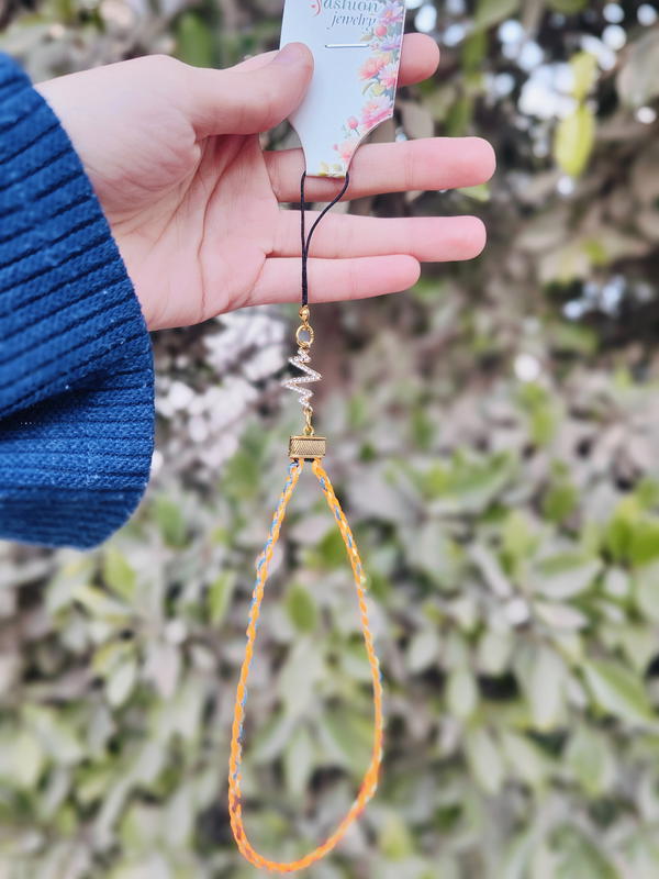 ميدالية موبايل مـضـفـرة طرف معدن الوان ✨ Image 7 Preview