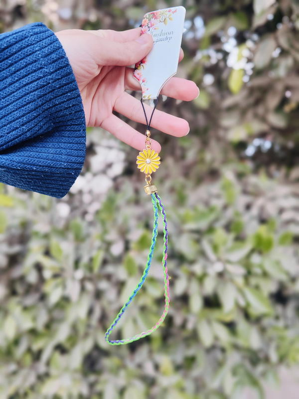 ميدالية موبايل مـضـفـرة طرف معدن الوان ✨ Image 8 Preview