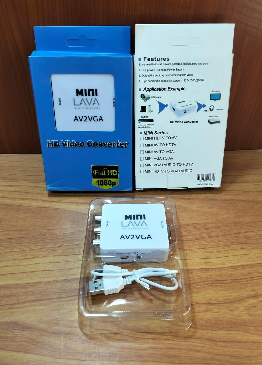 Convert mini AV to VGA Preview Image