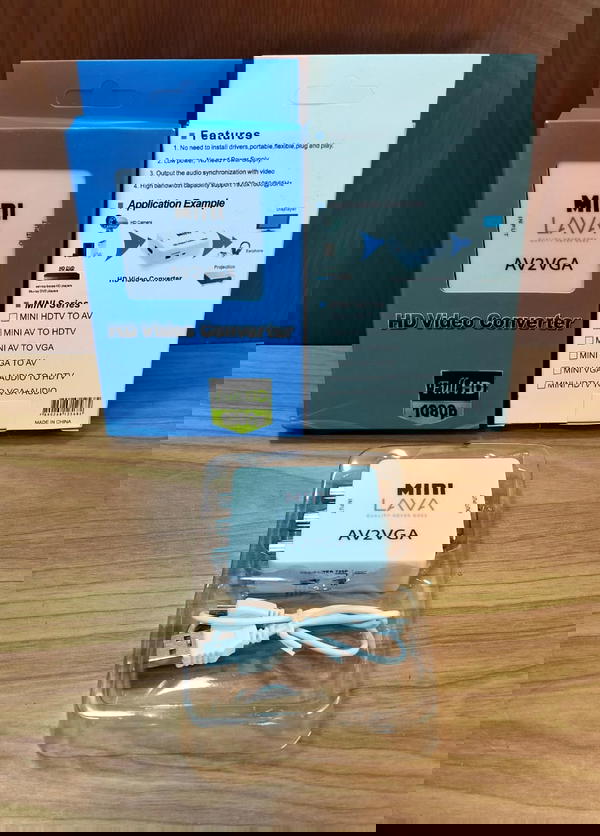 Convert mini AV to VGA Image 1 Preview