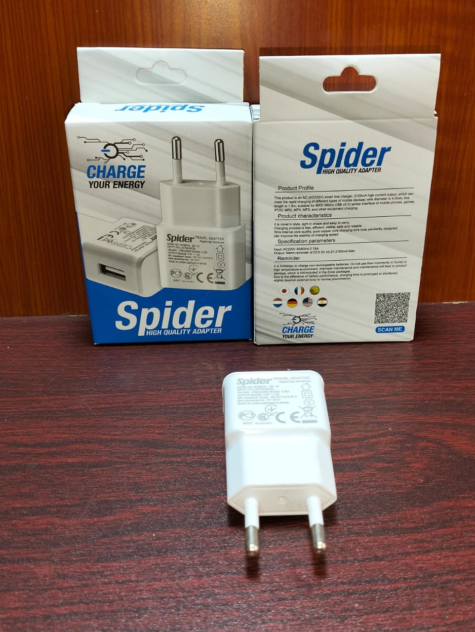 رأس شاحن ثنائي ضمان Spider  Preview Image