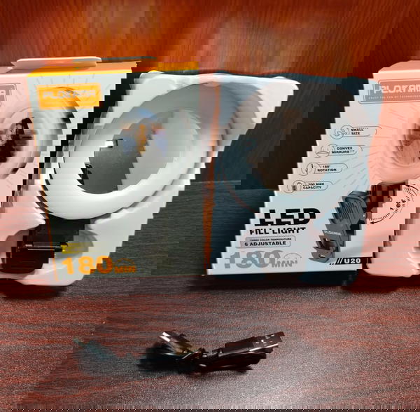 رينج لايت ابيض مراية مشبك Plokama U20 Image 2 Preview
