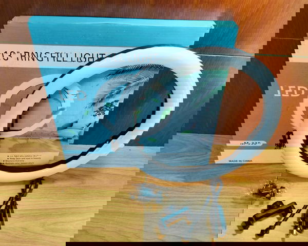 رينج لايت 33 سم ابيض  Image 3 Preview