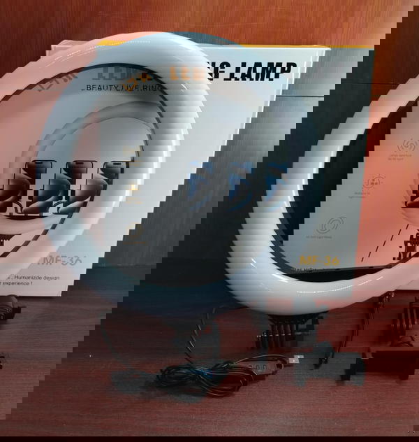 رينج لايت 36 سم ابيض Image 1 Preview