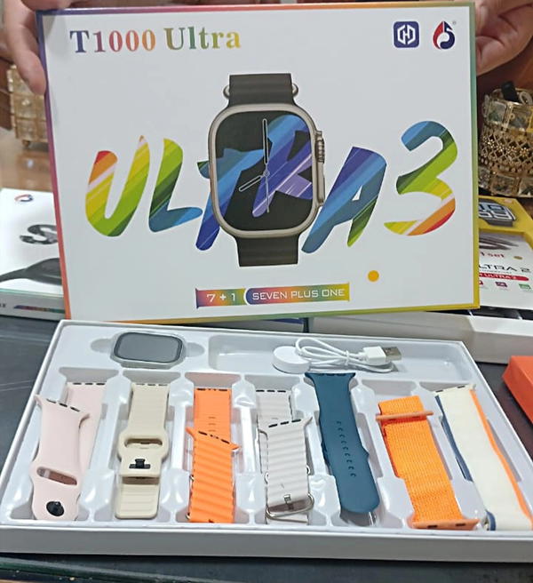 ساعة 7 استراب T1000 Ultra 3 بدون ضمان Image 1 Preview