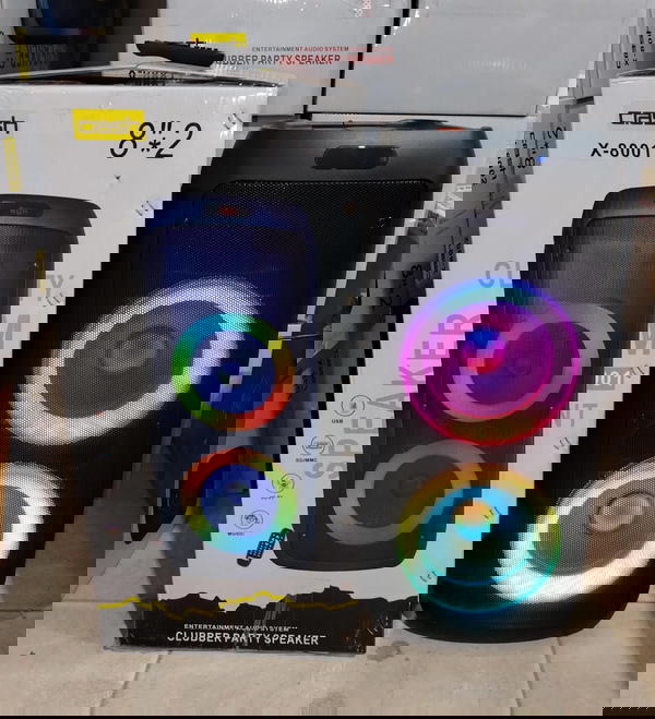 صب فردة 8 بوصة دبل كهرباء مضئ بلوتوث وراديو Crash 8001 Image 2 Preview