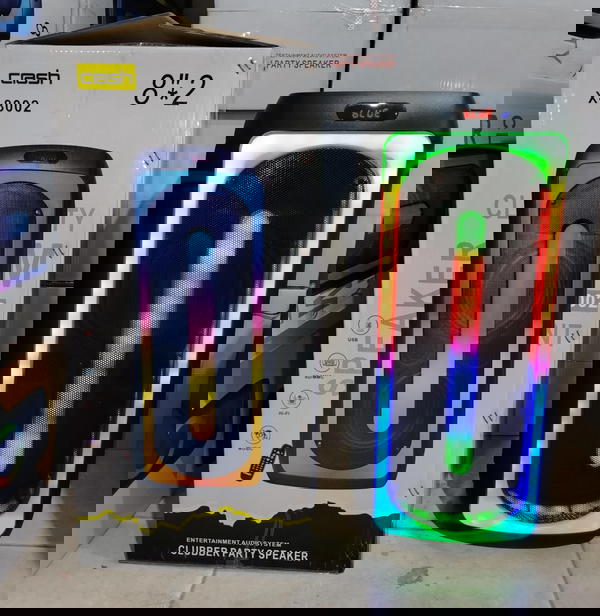 صب فردة 8 بوصة دبل كهرباء مضئ بلوتوث وراديو Crash 8002 Image 1 Preview